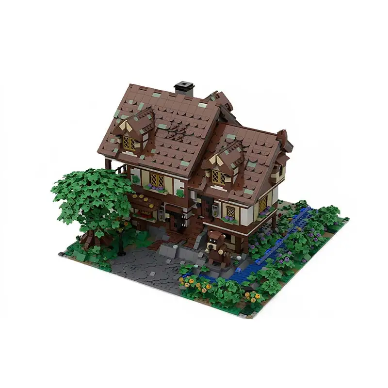 Film Architecture Bree Taxidermist House Model Building Blocks Bricks DIY Assembly Toy Display Sets Children's Puzzle Gifts