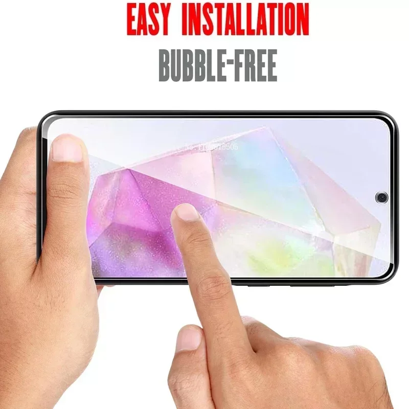 2Pcs Premium Tempered Glass for Samsung Galaxy A55 A35 A25 A15 A05S 5G Tempered Glass Film for Samsung C55 M55 M15 A54 A34 Glass