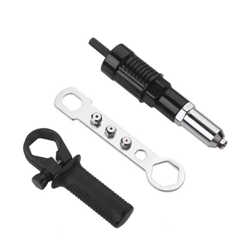 

Professional Rivet Gun Bit Adapter Electric Rivet Nut Gun Movement Pull Accessories Cordless Rivet Insert Nut Tool