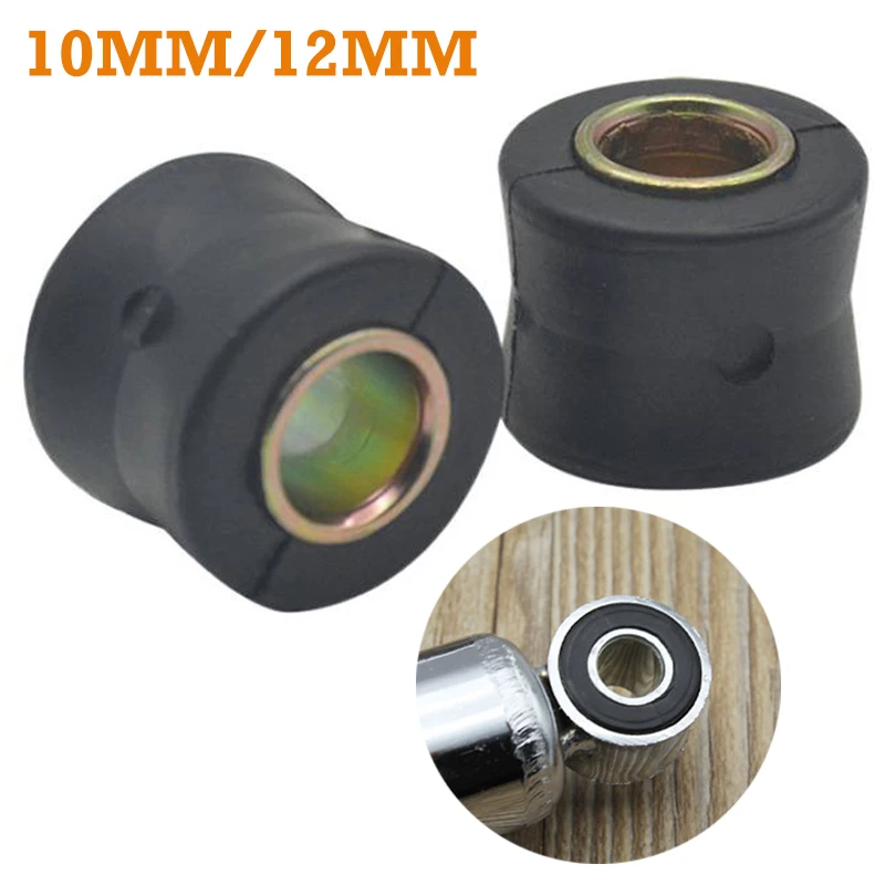 25pcs 10mm/12mm Universal Motorcycle Rear Shock Absorber Rubber Buffer Shock Absorption Sleeve Fixed Rubber Ring Accessories