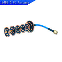 12dBi 5.8GHz Directional Antenna RC FPV Drone long Range Remote Control 5.8G Image Transmission Or Reception  RP-SMA/SMA