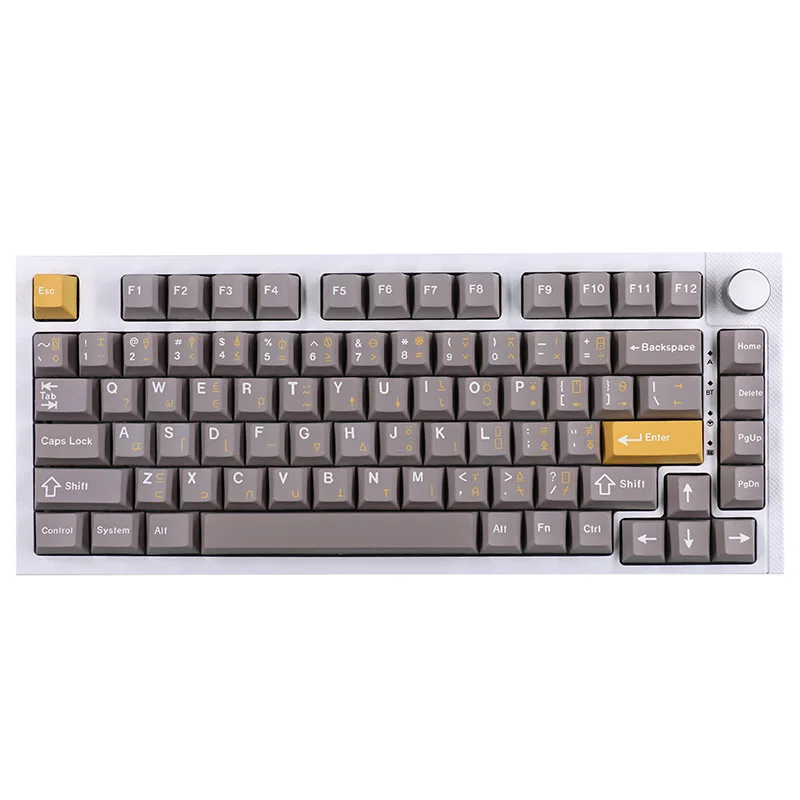 

GMK CYL166 колпачок для клавиш PBT, горячая сублимация, оригинальный заводской высокоразделенный пространство, большой полный комплект механической колпачки для клавиатуры