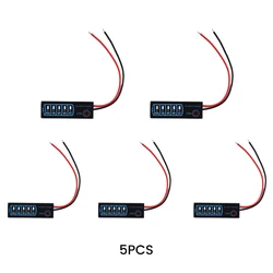 DC5V-30V 1/5 sztuk inteligentny wyświetlacz baterii wskaźnik poziomu baterii litowej 18650 Lipo Li-ion pojemność płytka Tester ładowania