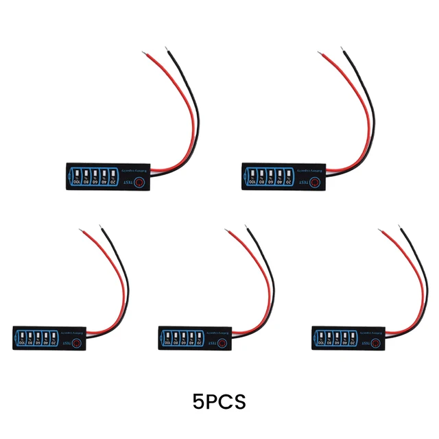 DC5V-30V 1/5 sztuk inteligentny wyświetlacz poziomu baterii litowej wskaźnik poziomu baterii 18650 Lipo Li-ion płyta pojemności Tester ładowania
