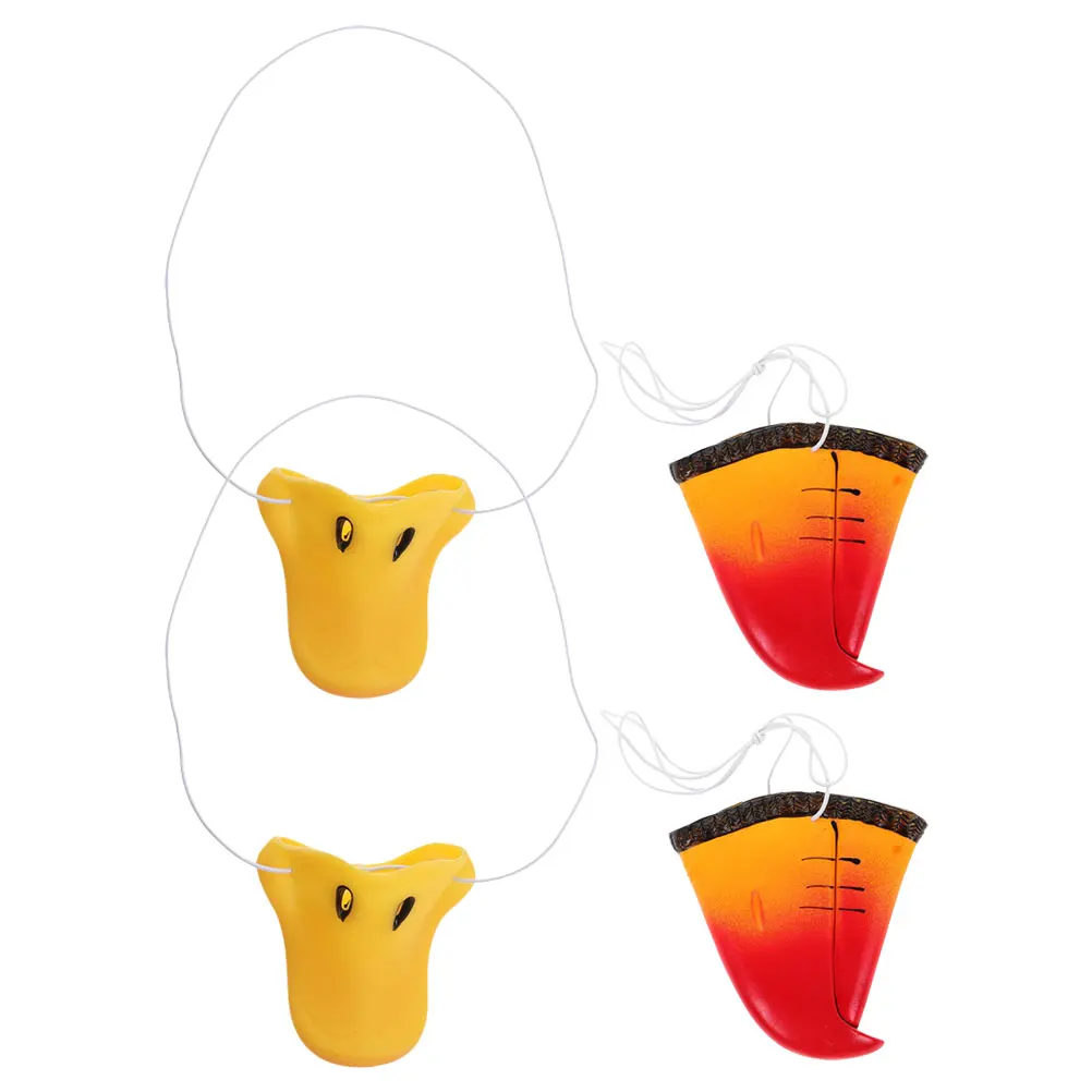 

4pcs Animal Props Decoration Duck Bill Nose Fake Parrot Beak Cosplay Mask For Halloween Carnival Party Costume Accessory Kids