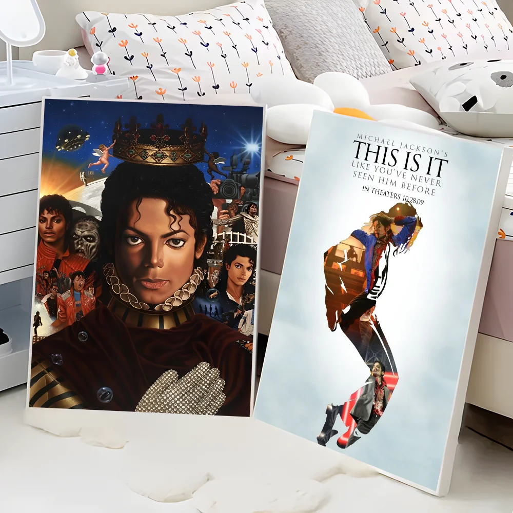 مايكل جاكسون-ملصق فني ذاتي اللصق ، ملصق ورق كرافت كلاسيكي ، لوحة جدارية ، للغرفة ، بار ، مقهى ، اصنعها بنفسك #6