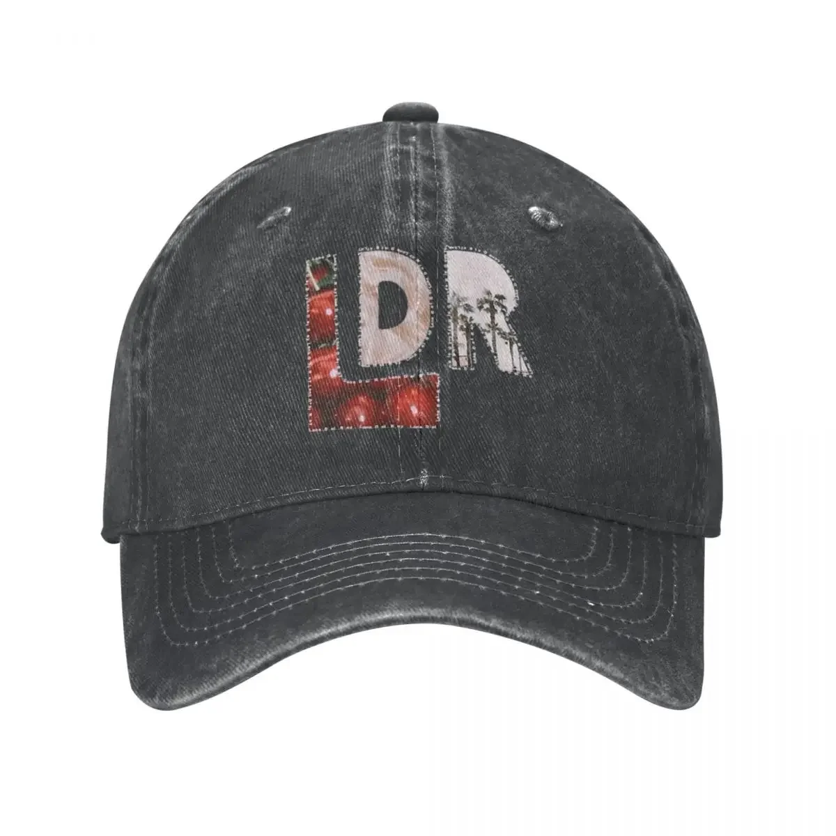 Personaliesd Lana Del Rey Logo Accessories Men Women Trucker Hat Vintage Distressed Denim Hat Cap Vintage Outdoor Summer Dad Hat