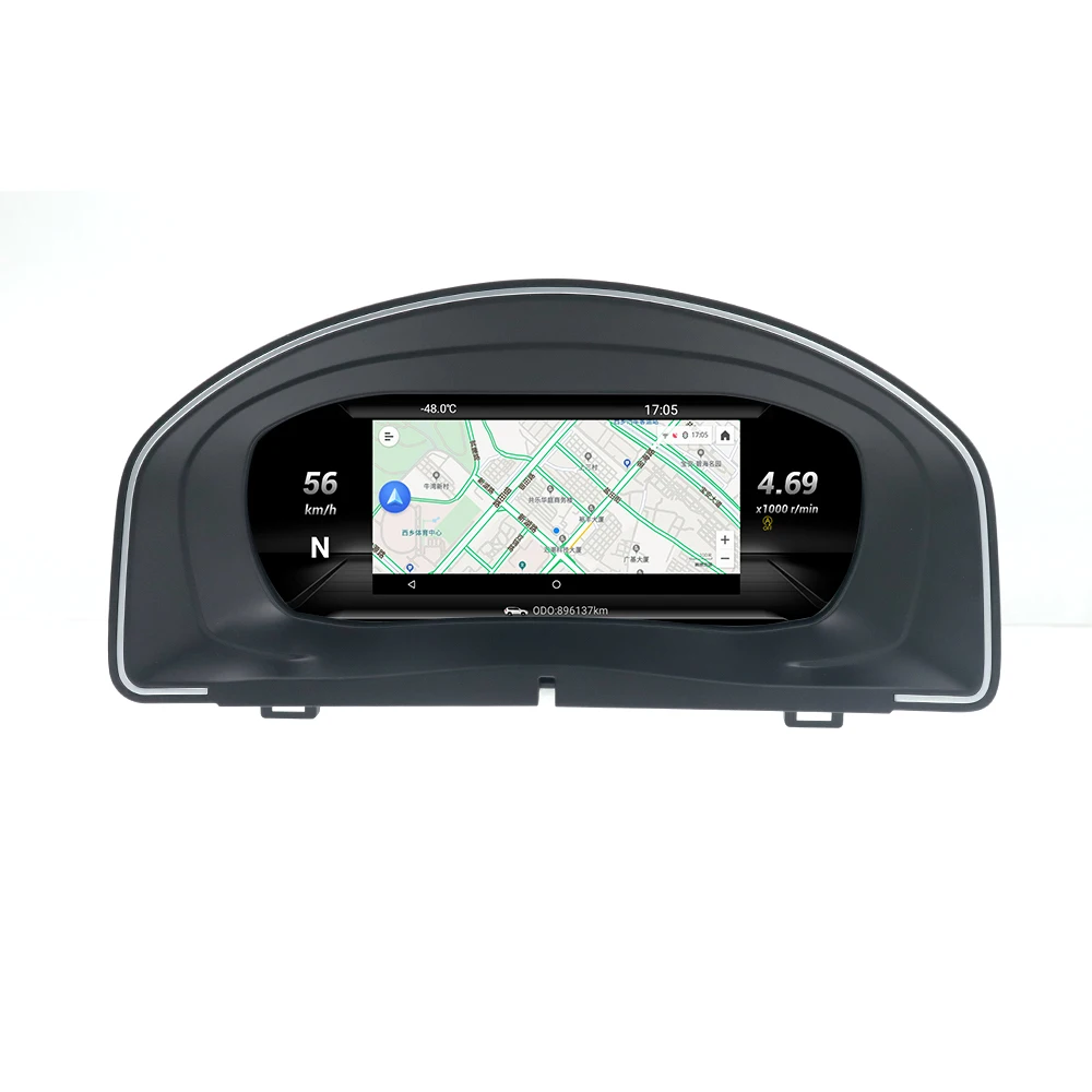 12.3 Inch Digital Cluster for Scirocco 2014 Car Odometer Panel Speed Meter LCD  Multimedia Player Dashboard