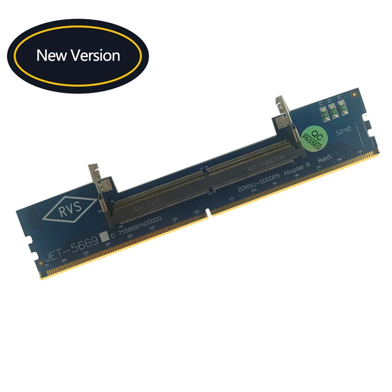 Ordinateur portable DDR5 RAM vers ordinateur de bureau Carte adaptateur RAM U-DIMM DDR5 vers bucDDR5 Convertisseur SO-DIMM d'ordinateur portable vers ordinateur de bureau UDIMM Mémoire RAM Riser