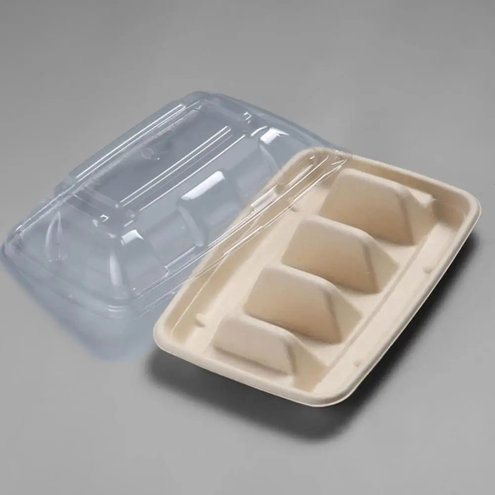 Mess-free Taco Serving Eco-friendly Disposable Taco Holders with Dividers for Parties Sturdy Taco Tray for Events for Parties