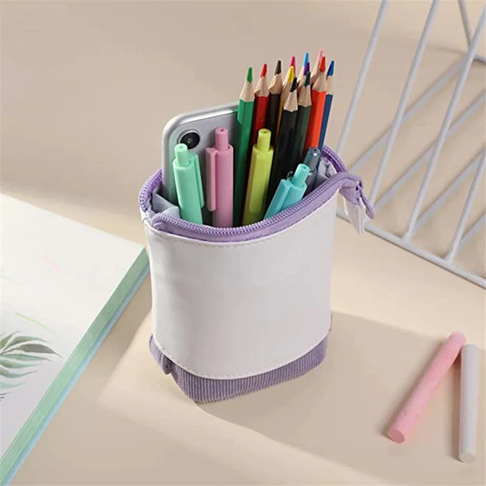 Retractable Pencil Case Personalized Stationery Organiser For Students