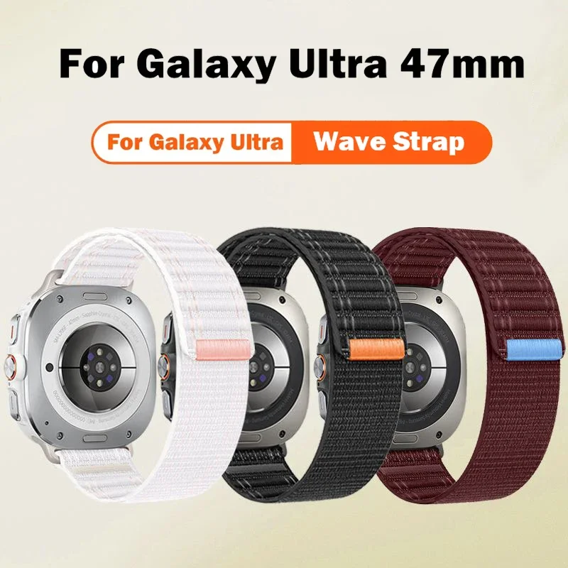 Sport Nylon Loop Armband für Samsung Galaxy Uhr Ultra 47mm lte Band Correa für Galaxy Watch Ultra 47mm Herren verstellbares Armband