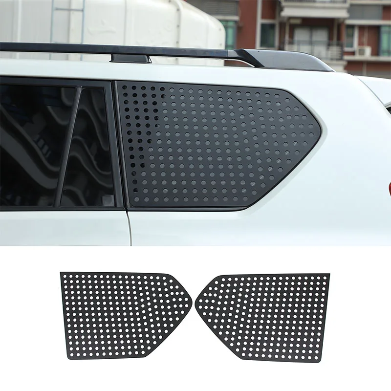 

Aluminum Alloy Car Rear Window Glass Guard Plate Stickers For Toyota Land Cruiser Prado FJ150 150 2010-2023 Car Accessories