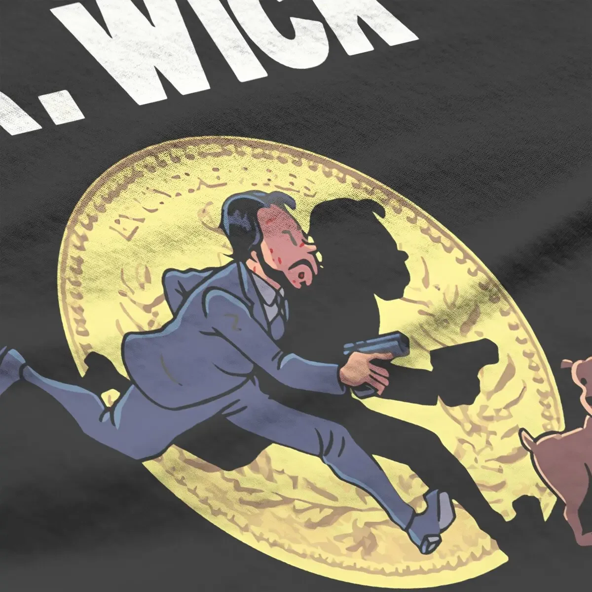 John Wick Movie Run T Shirt Graphic Women\'s Tees Summer Harajuku Crewneck Polyester TShirt