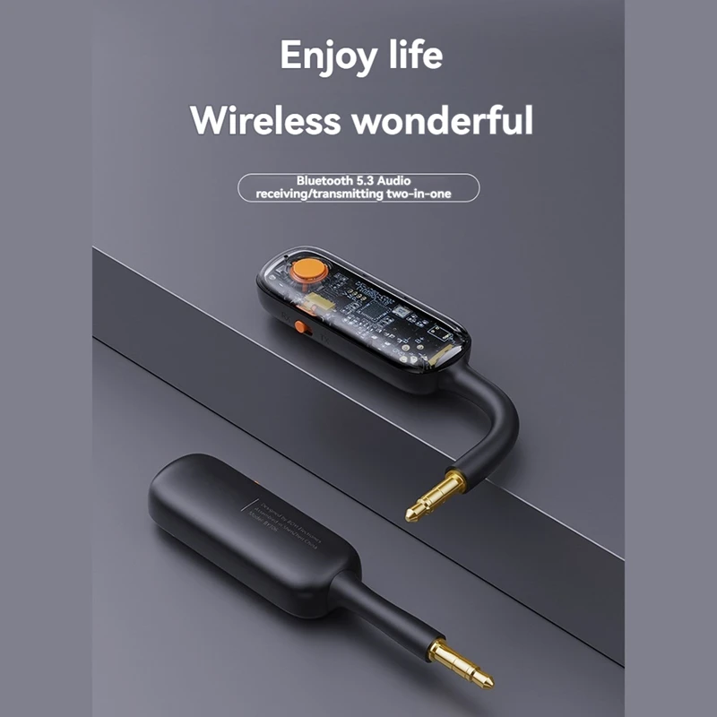 Bluetooth 5,3 аудиоприемник-передатчик для телевизора/самолета к наушникам для домашней стерео/Bluetooth наушники/ПК/тренажерного зала