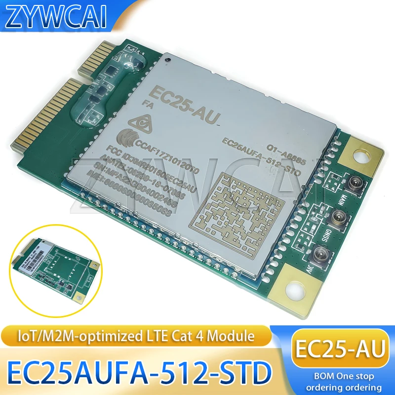 EC25AUFA-512-STD EC25AUFA EC25AUFA-512 Multi-Protocol Module, IoT/M2M Optimized LTE Cat 4 Module
