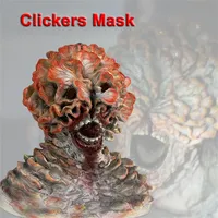 The Last Of Us Clickers Mask Horror Zombies Cosplay Mask Game Monster Full Head Mask Halloween Carnival Party Costumes Headgear