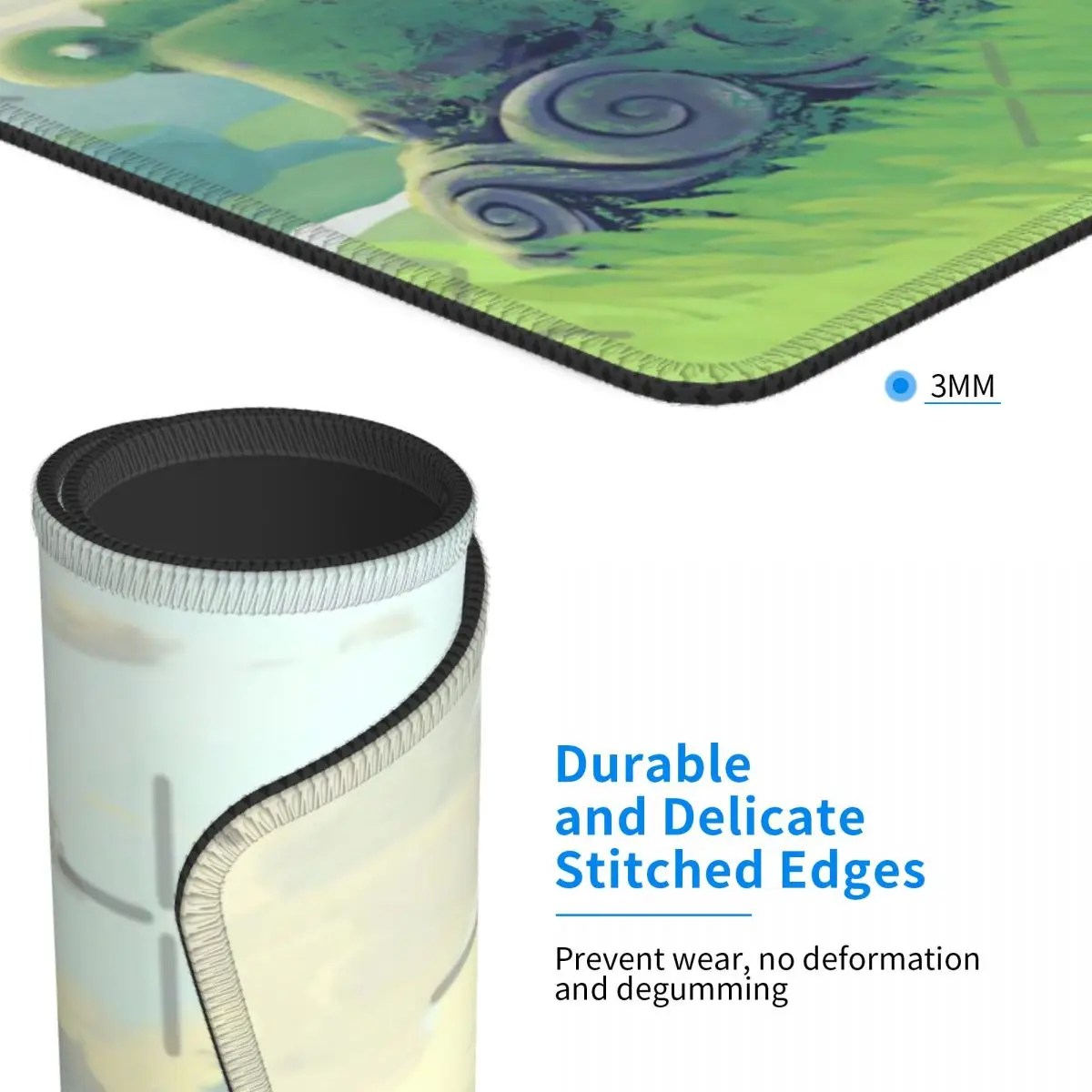 Almofadas de teclado de borracha Dueling Peaks