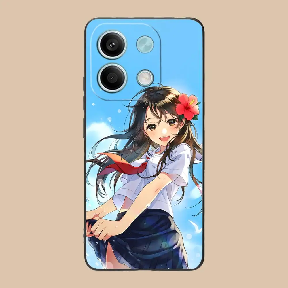 JK زي مدرسي فتاة جراب هاتف ل Xiaomi 15 14 13 12 Mi 11 T Ultra Lite Pro S X 5G الطباعة الملونة واقية جميلة فاخرة #6