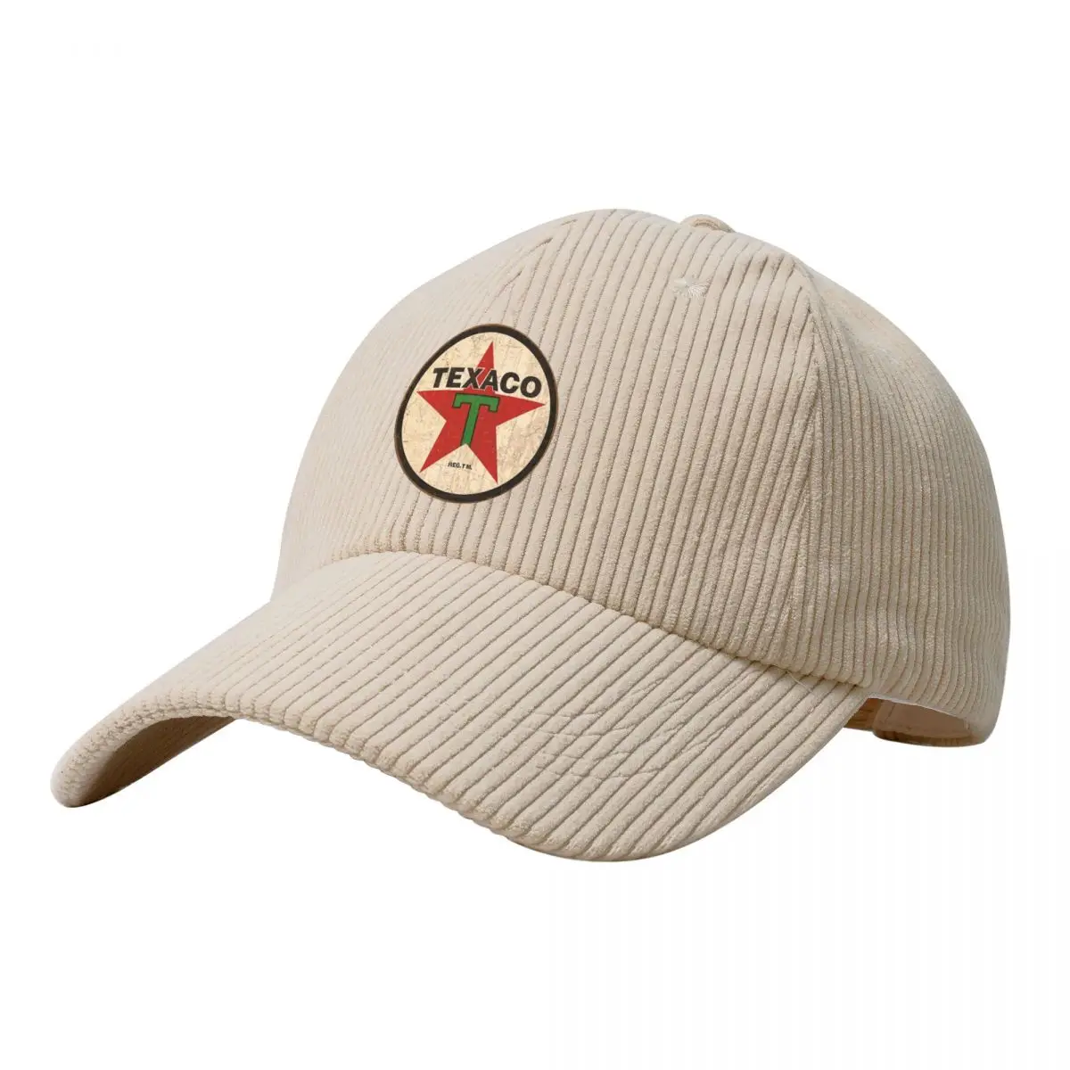 New T Texaco Baseball Cap Corduroy Style Hats Sun Peaked Cap