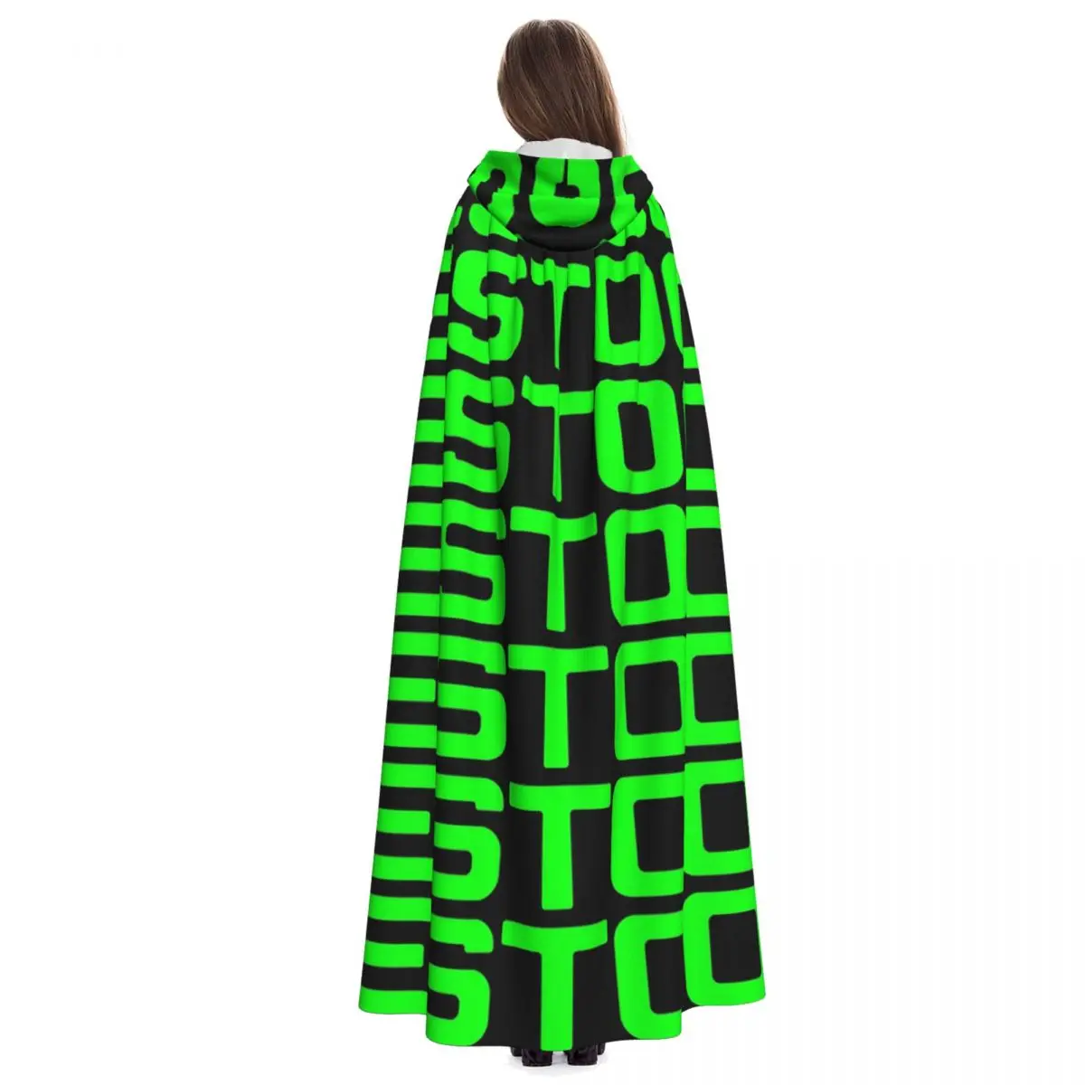 フェスツール ロゴ ロング フード付きマント 魔女 中世衣装 コスプレ ケープ ハロウィンパーティー 大人用 ユニセックス