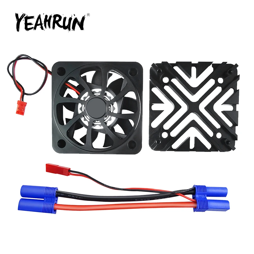 YEAHRUN-Ventilateur de refroidissement en alliage d'aluminium, pièces de mise à niveau pour camion monstre de voiture RC Kraton 8S BLX 1/5