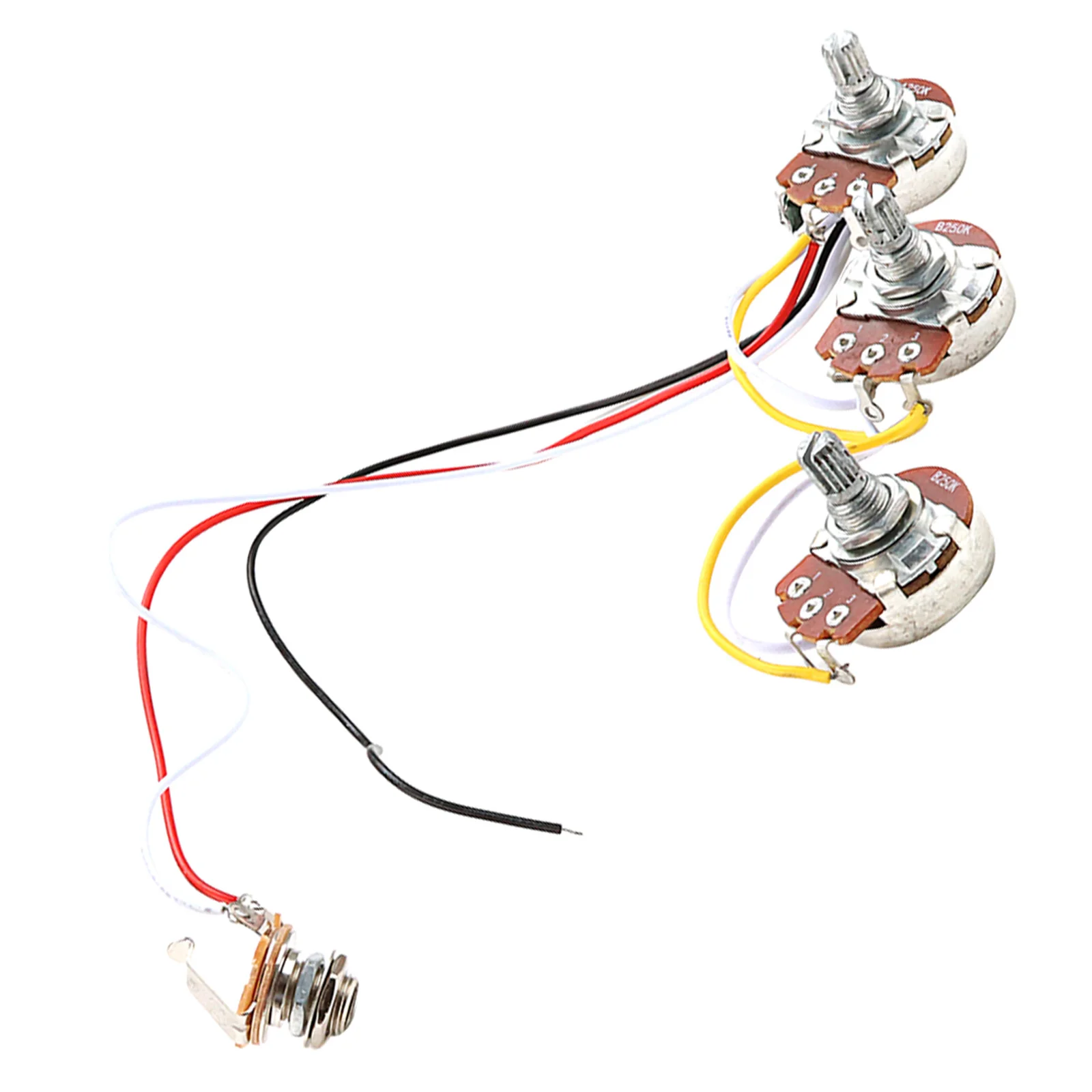 

1Set Electronic Guitar Wiring Harness Durable Potentiometer Harness Pickup Wiring Replacement Parts for Guitar