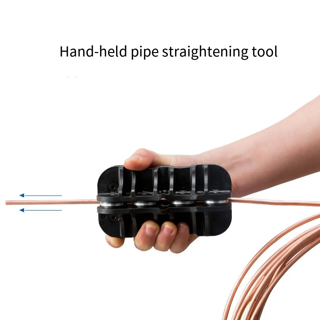 Tubing Straightener Black Fuel Transmission Lines Tube Air Conditioner Comfortable Grip Brake Pipe Coil Straightening Tool