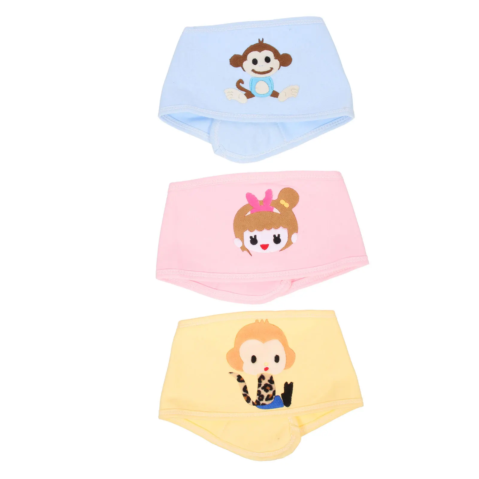 3 pezzi fasce per ombelico per bambini fasce per pancia elastiche in cotone morbido resistenti al freddo cordone ombelicale per neonati avvolge protezione addome neonato