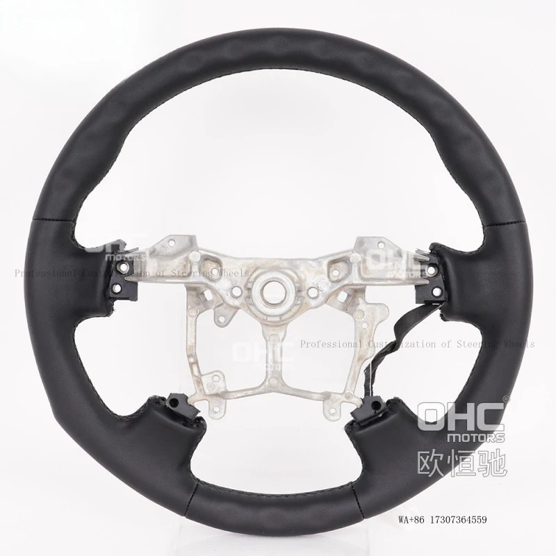 Suitable for 2010-2012 Toyota Crown 13th generation steering wheel heating full leather component assembly