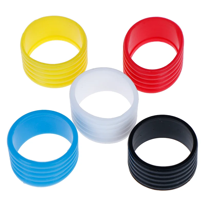 4 Pcs Tennis racket pullover sweatband Silicone Tennis Racket Grip Ring Handle Closure Rubber Tennis Accessories