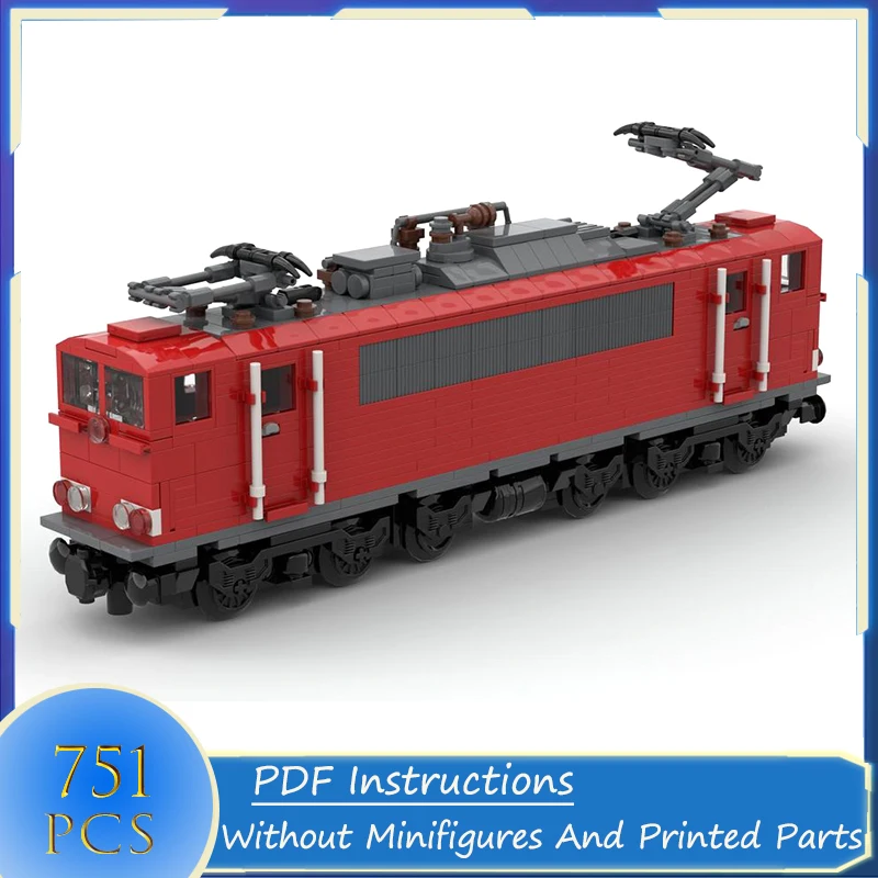 

Building Block Red Train Carriage MOC Model Transportation Assembly Toy DIY Bricks Christmas Gifts 's Birthday Present