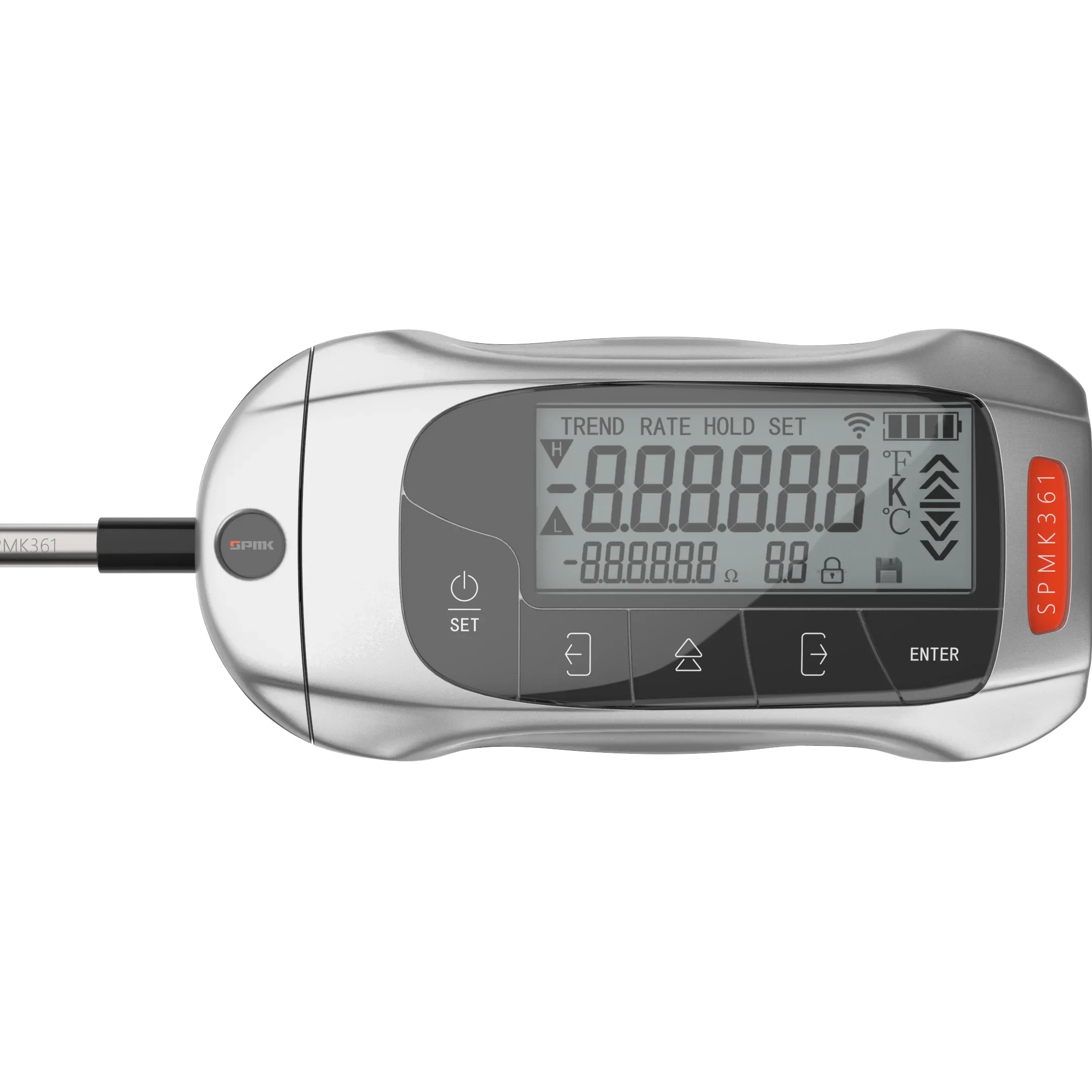 PT100 Probe Handheld High Accuracy Digital Thermometer