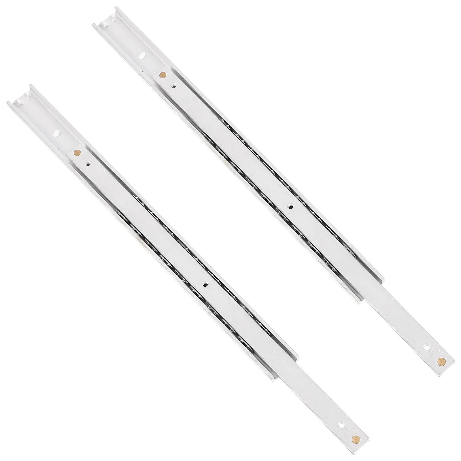 1Pair 200Mm Professional Grade Drawer Slides Side Mount Exquisite Workmanship Full Extension Smooth Noiseless Drawer Rails