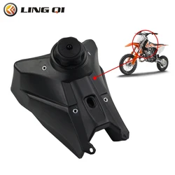 LING QI Motorcycle Fuel Tank With Cap For Chinese Made KT50 KT 50 Mini Dirt Pit Bike Motorcross SENIOR JUNIOR Motorcycle Parts