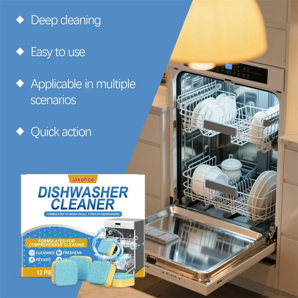 Dishwasher Descaler And Cleaner Deeply Removes Hiddens Limescale And Grease Eliminates Foul Odors Home Kitchen Appliance Care