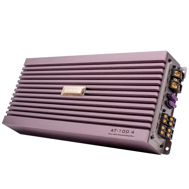 Durable Car Audio High-Power AB Four Channel Amplifier 4 * 100W Power Output Audio Modification Four Channel Amplifier