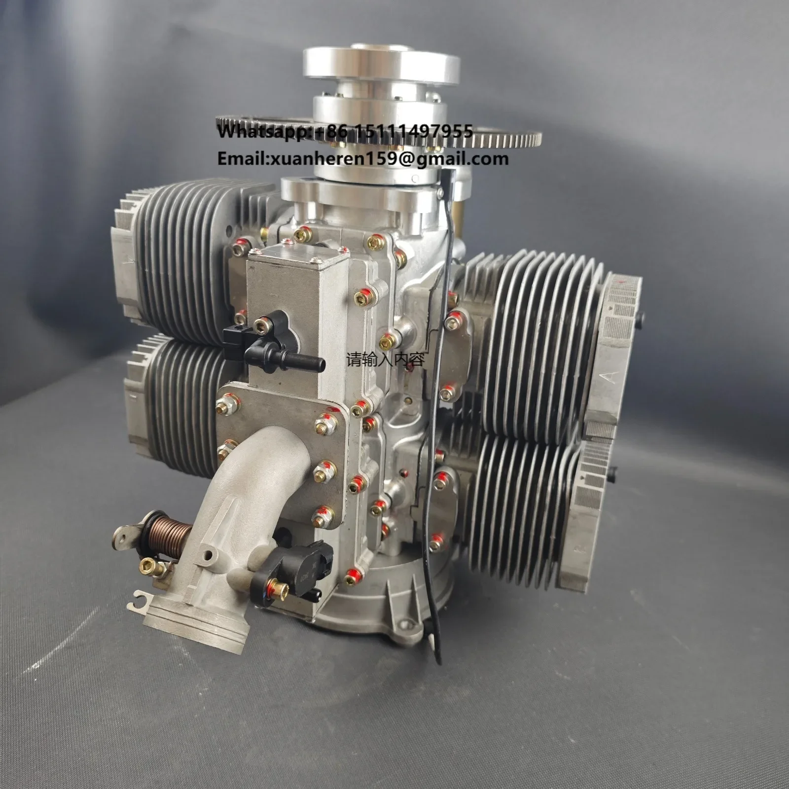 500CC UAV Motor Air Cooled Drone Gasline Engine Two-Stroke Paraglider Powered Parachute Engine