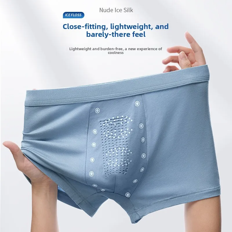 3 Pack 2026 Spring Summer Men Underwear Modal Boxer Briefs High Elastic Comfort Massage Trunks Large Size