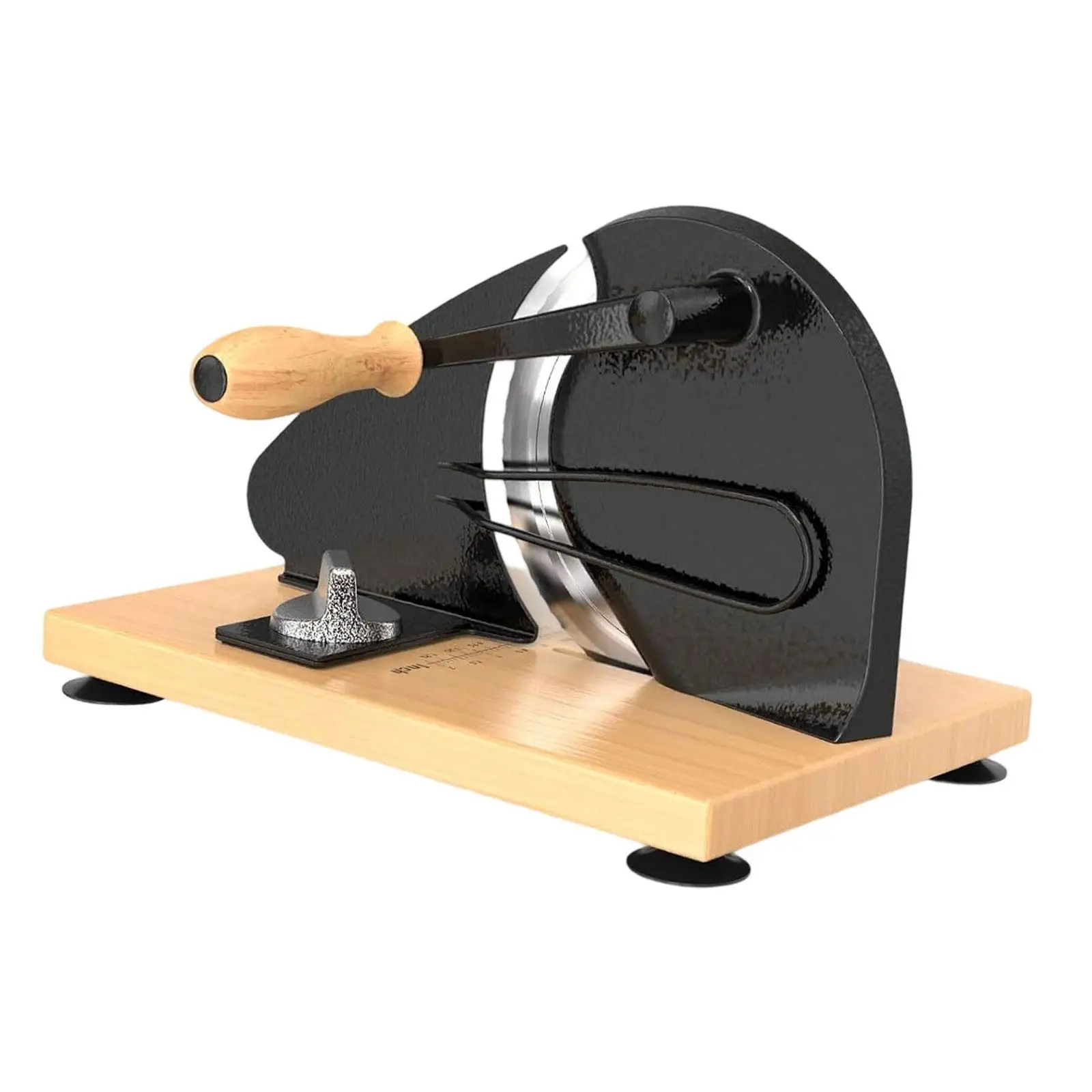 

Manual Bread with Hand Crank with Scale Line for Home Serrated Design Adjustable Thickness for Homemade Bread