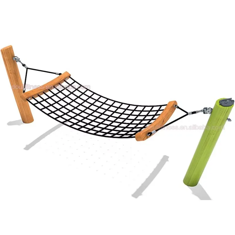Dream Children Adult Outdoor Large Sleepy Wood Rope Hammock Swing Children's Playground Equipment