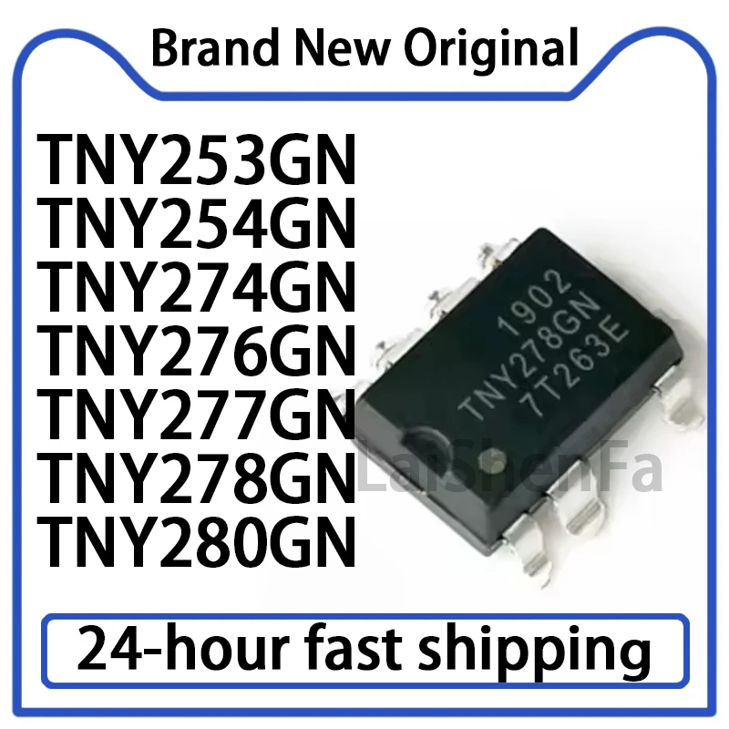 10PCS TNY253GN TNY254GN TNY274GN TNY276GN TNY277GN TNY278GN TNY280GN Power Management IC Original in Stock