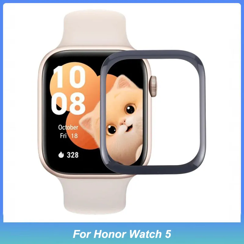 Front Screen Glass Cover for Honor Watch 5 Repair Replacement Part for Watch5