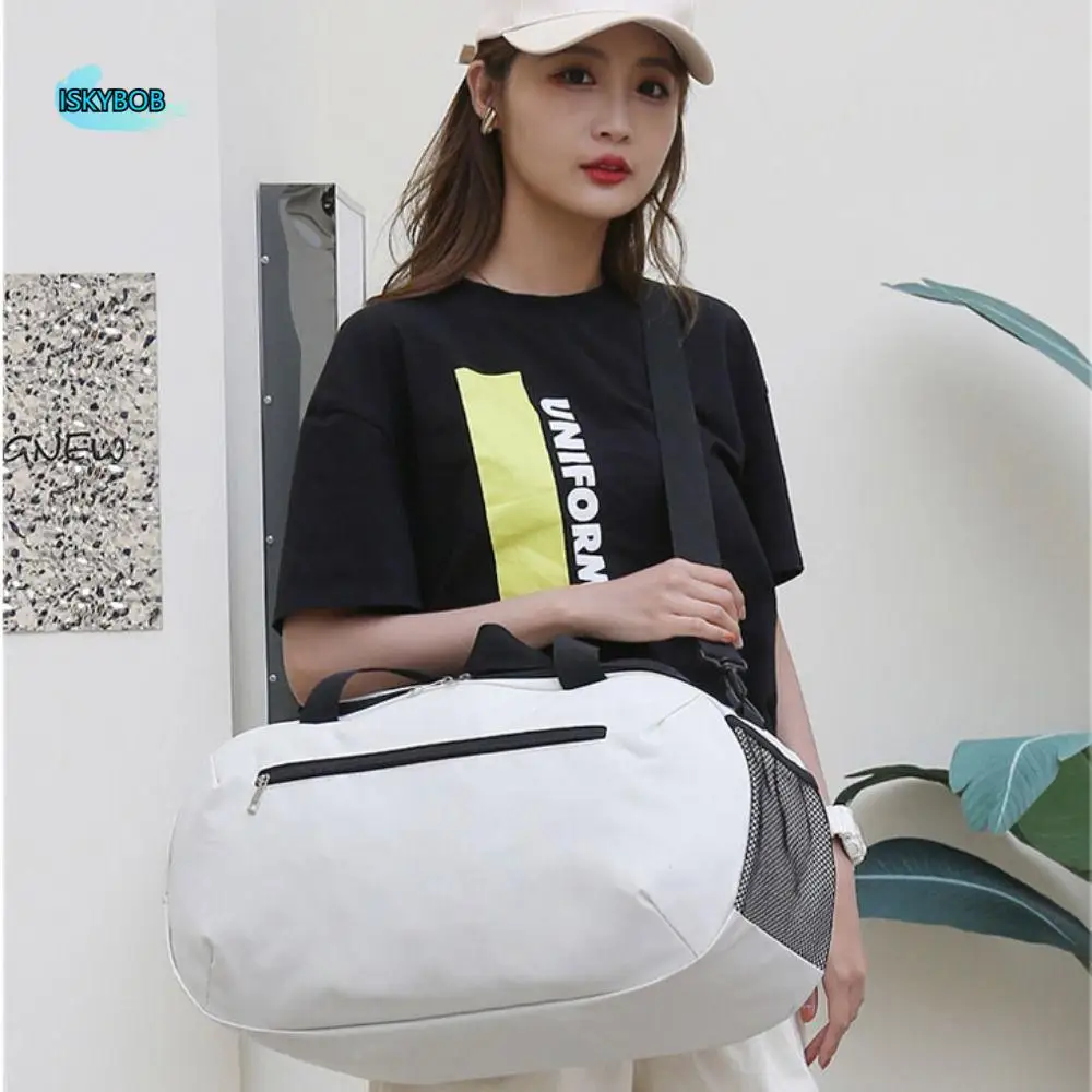 

Fashion Large Capacity Travel Duffle Bag Handheld Waterproof Travel Luggage Bag Business Trip Sports Messenger Bag Male