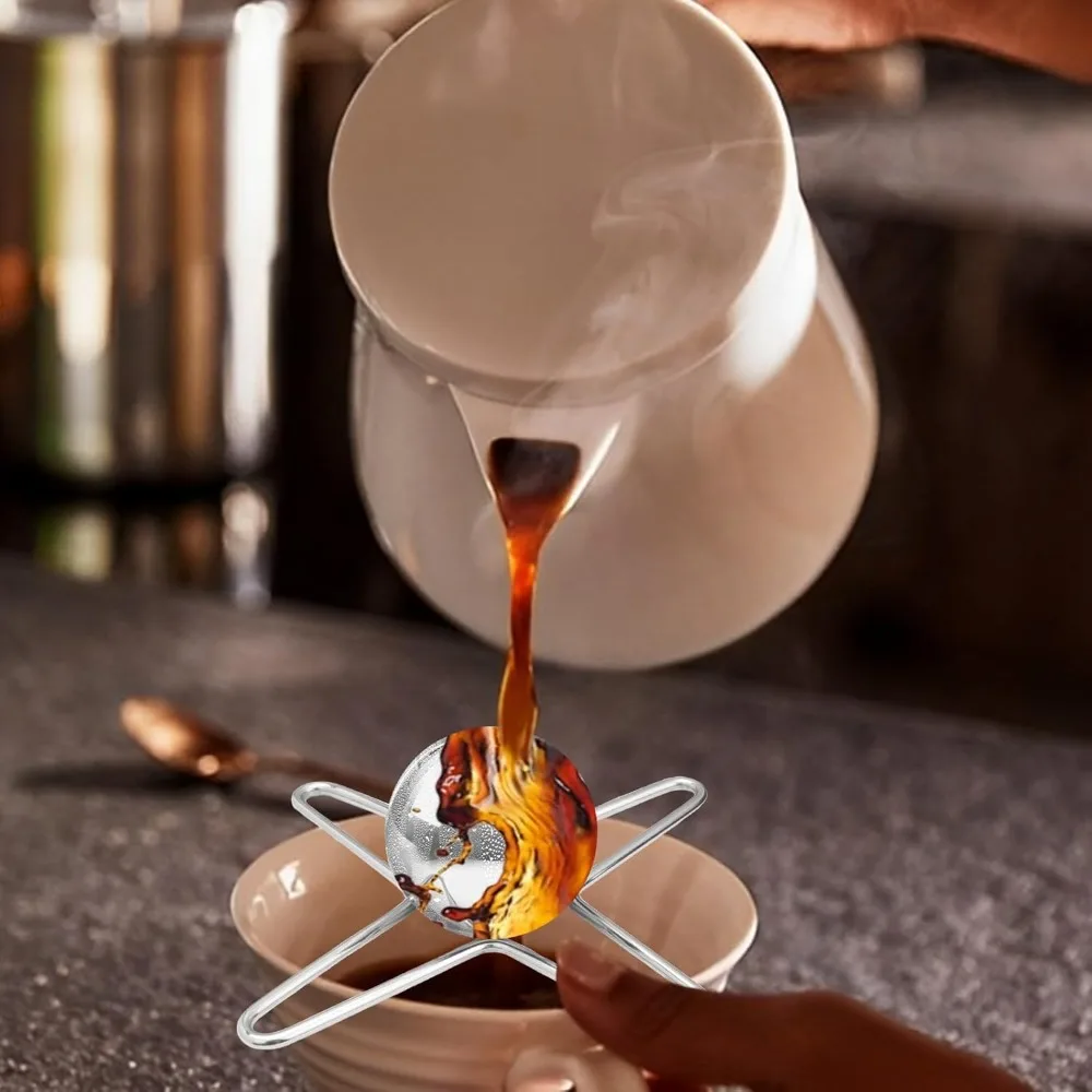 Coffee Cooling Tool Stainless Steel Coffee Cooling Ball Can Be Used Repeatedly To Enhance The Taste of Hand Brewed Coffee