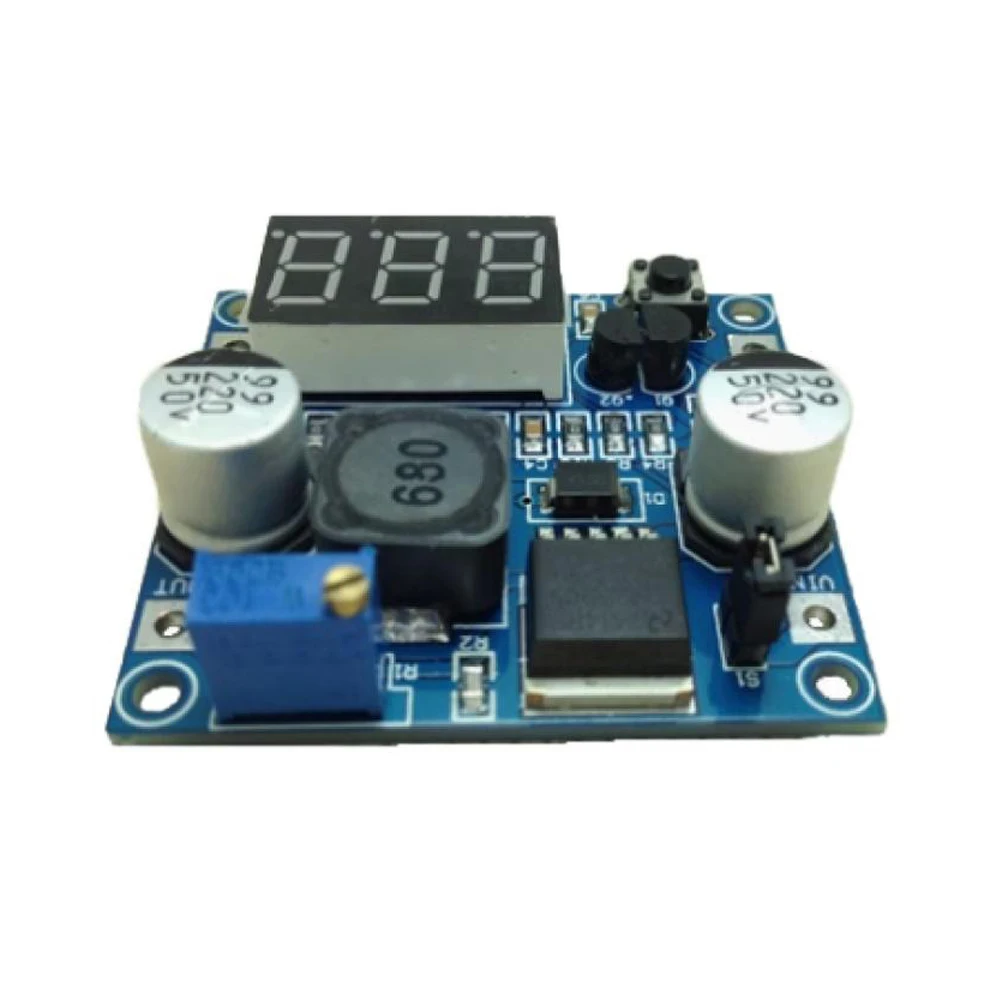 DC-DC Converter Buck Power Supply Module Digital Voltmeter Display DC4.1-37V to DC1.2V-37V Step-down 3A Max Power Supply Board