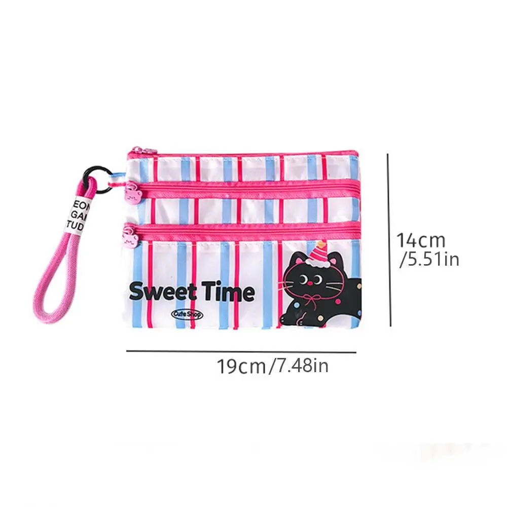 Borsa portaoggetti portatile per carta d'identità carina Borsa per biglietti aerei leggera e impermeabile Custodia protettiva di dimensioni compatte Porta passaporto per le vacanze