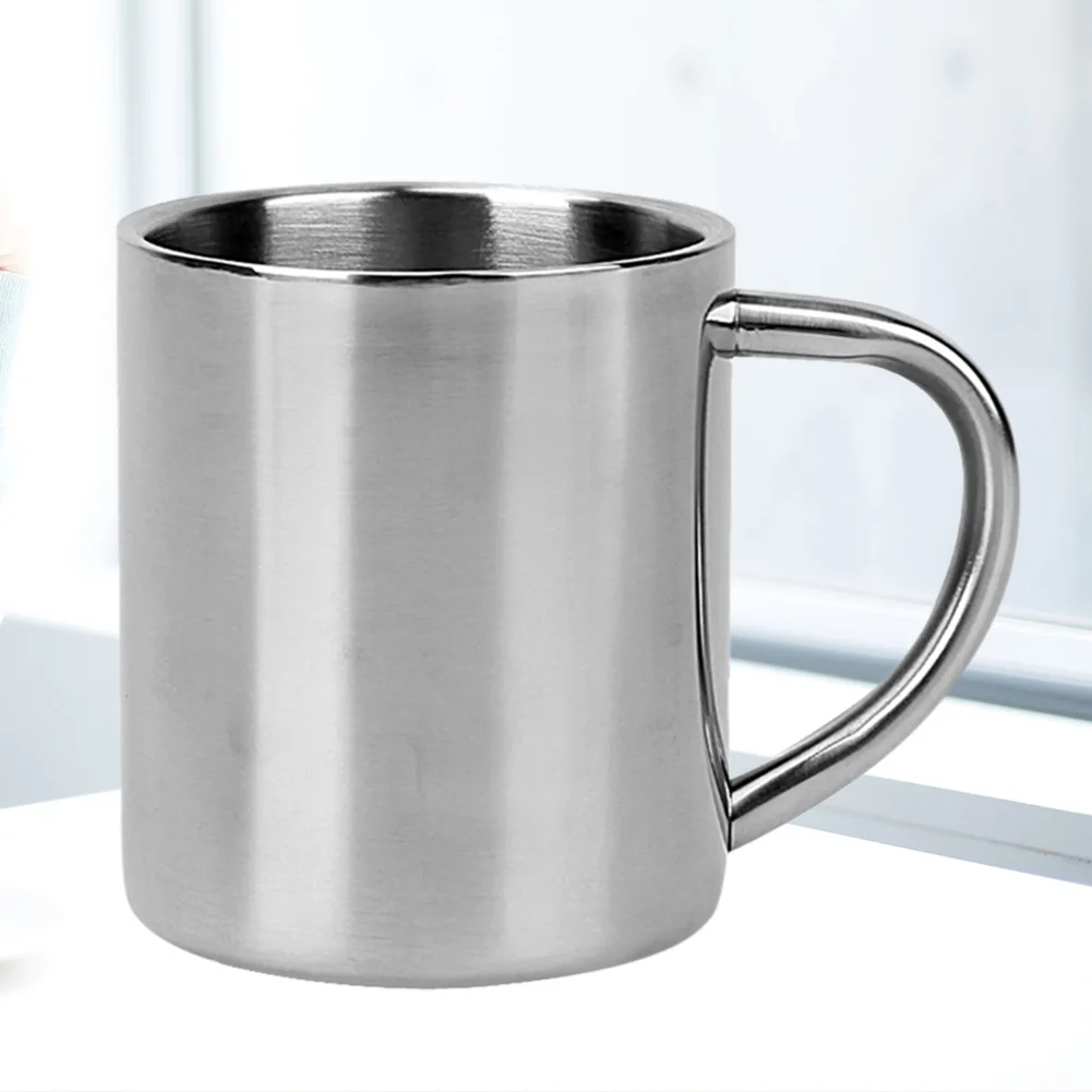 Coffee Mugs Stainless Steel Portable Outdoors Camping Hiking Picnic Water Cup for Household Kitchen Easy Supplies