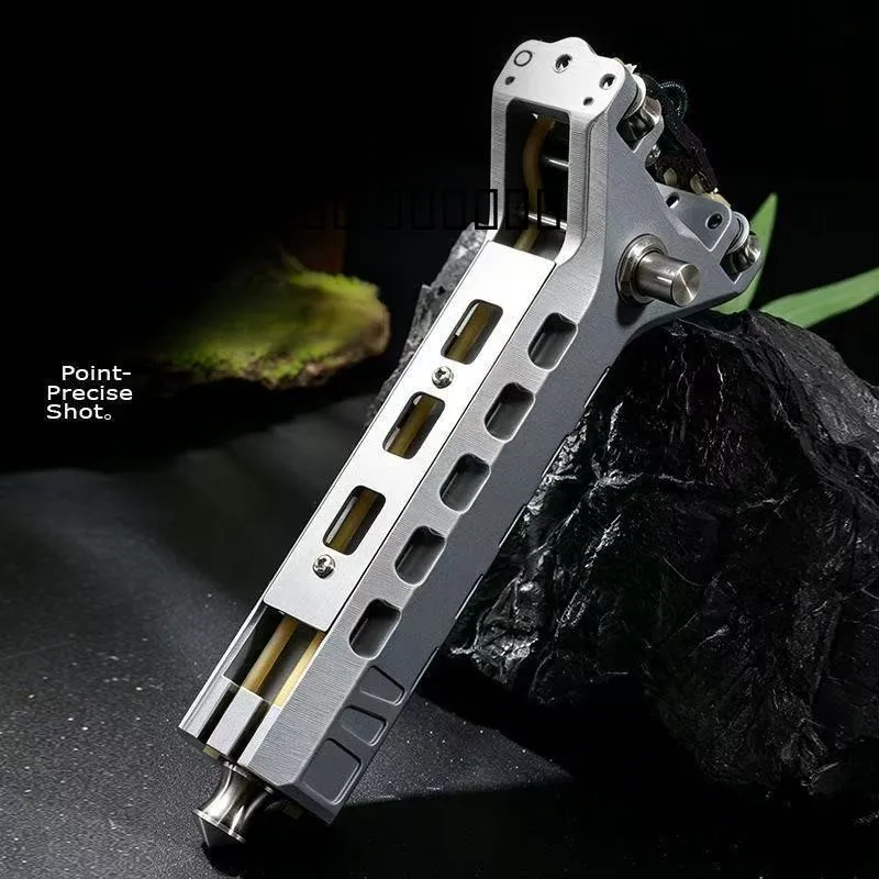 aluminum-alloy-cnc-metal-clip-outdoor-automatic-loading-bow-strong-bow-outdoor-precision-shooting-god-weapon-boys-girls-toys