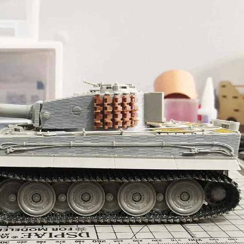 1/35 Scale โลหะ Track Links W/ขาโลหะสําหรับเยอรมัน Tiger I ถังชุด Sx35020 อุปกรณ์เสริมคุณภาพสูง